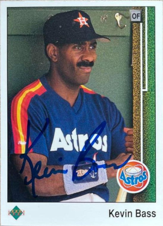 Kevin Bass Autographed 1989 Upper Deck #425