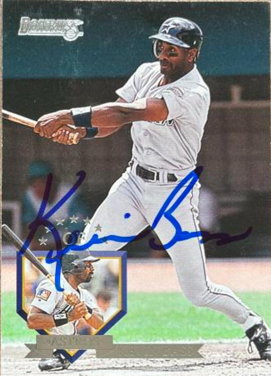 Kevin Bass Autographed 1995 Donruss #411