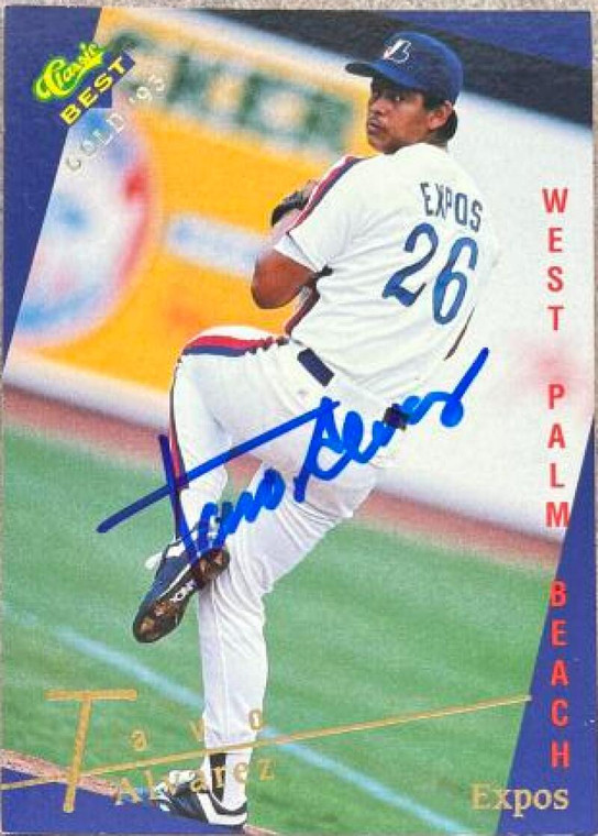 Tavo Alvarez Autographed 1993 Classic Best Gold #46