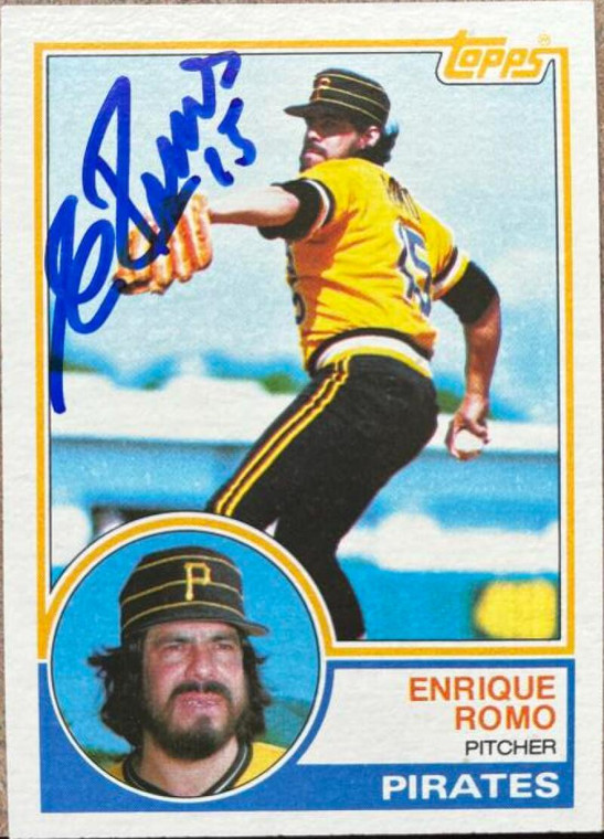 Enrique Romo Autographed 1983 Topps #226