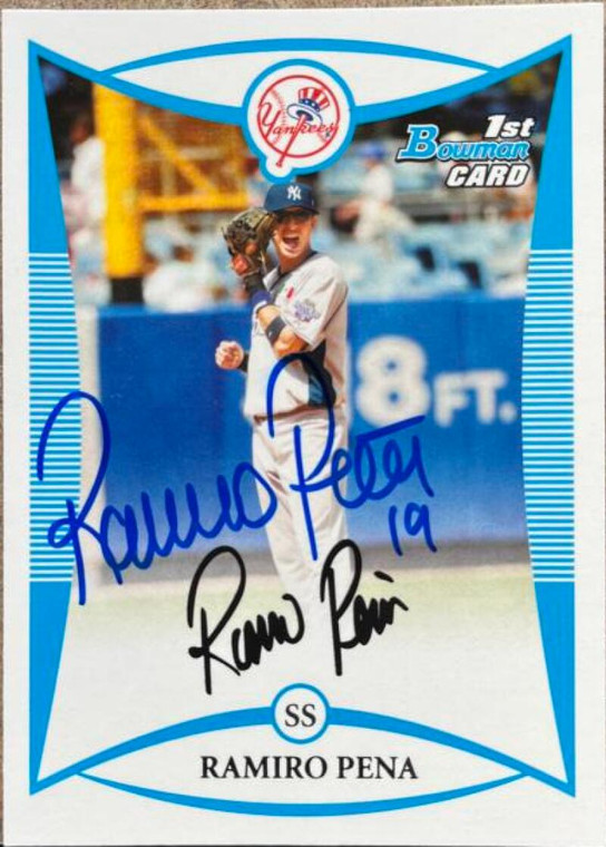 Ramiro Pena Autographed 2008 Bowman Draft Picks & Prospects #BDPP97