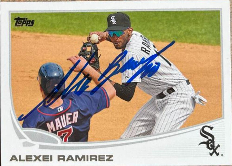 Alexei Ramirez Autographed 2013 Topps #395