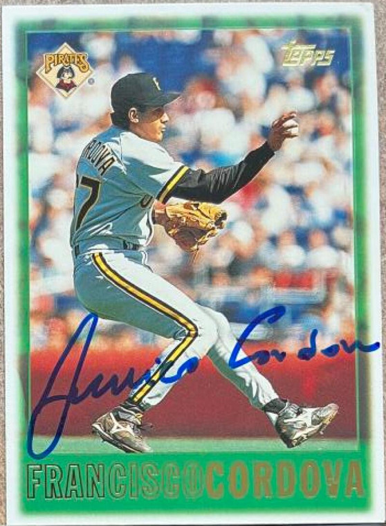 Francisco Cordova Autographed 1997 Topps #118