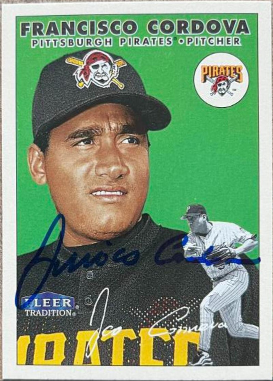 Francisco Cordova Autographed 2000 Fleer Tradition #169