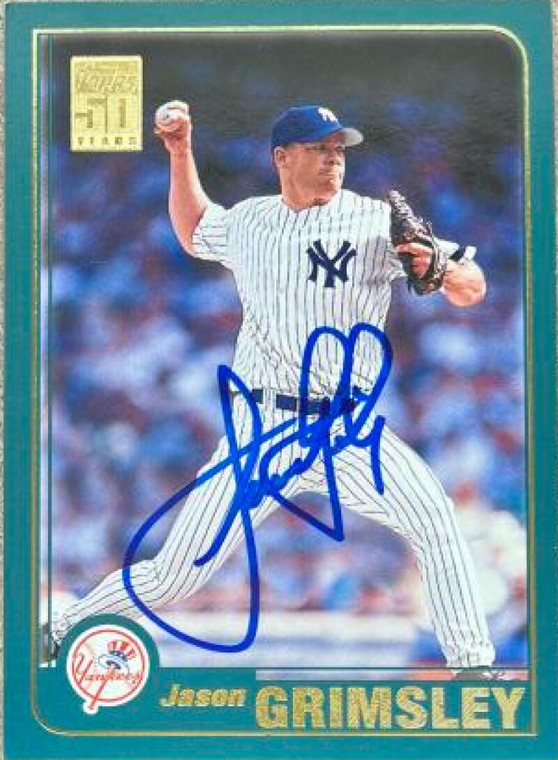 Jason Grimsley Autographed 2001 Topps #258