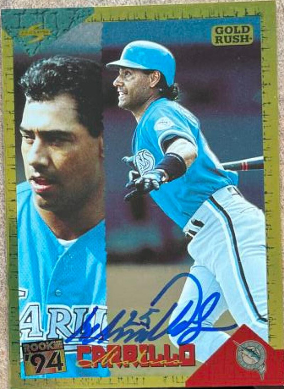 Matias Carrillo Autographed 1994 Score Rookie & Traded Gold Rush #RT138