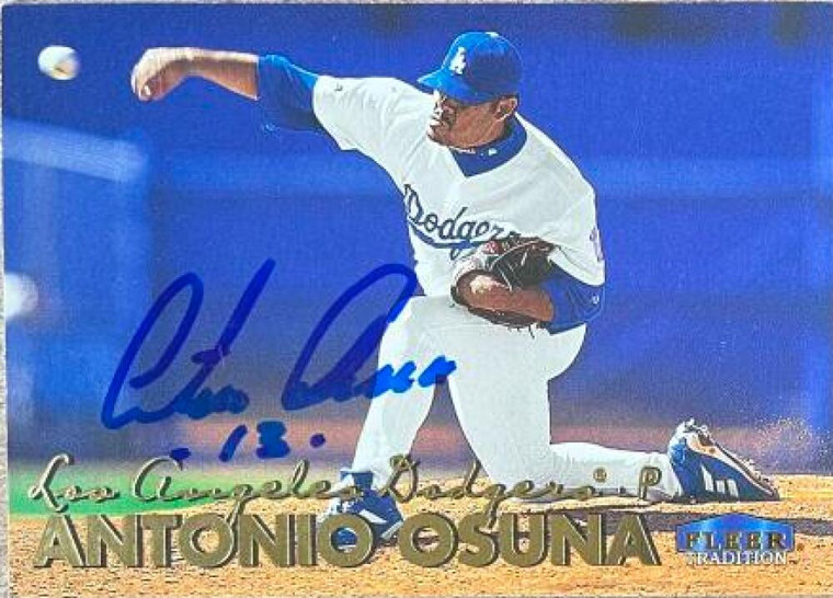 Antonio Osuna Autographed 1999 Fleer Tradition #323