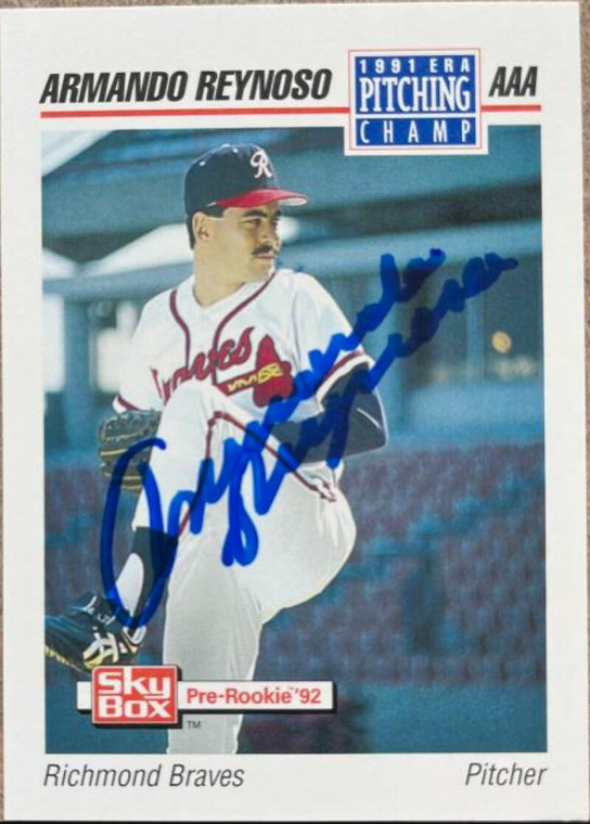 Armando Reynoso Autographed 1992 Skybox AAA #296