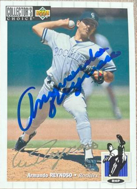 Armando Reynoso Autographed 1994 Collector's Choice Silver Signature #238