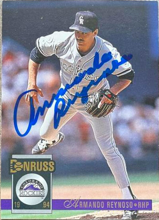 Armando Reynoso Autographed 1994 Donruss #497