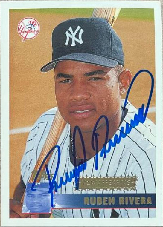 Ruben Rivera Autographed 1996 Topps #346
