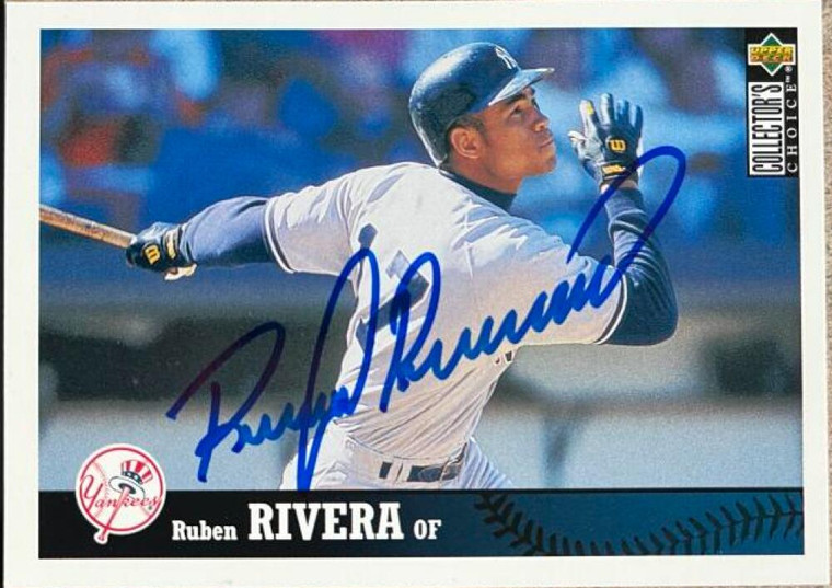 Ruben Rivera Autographed 1997 Collector's Choice #178