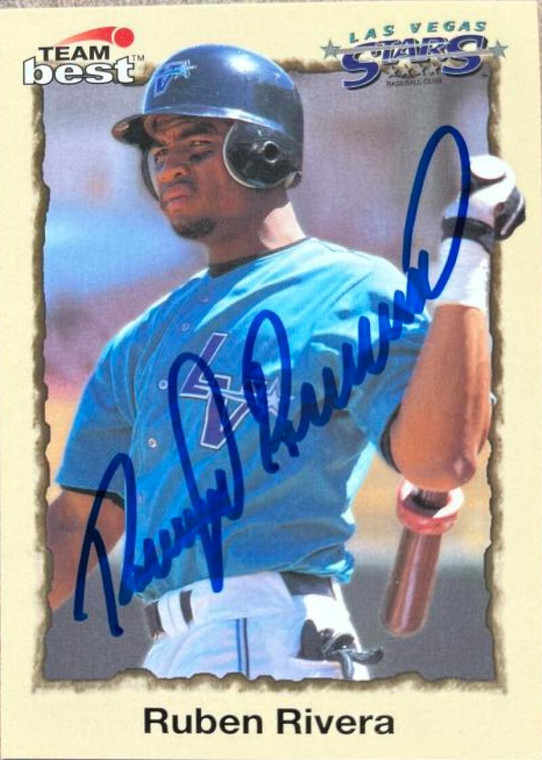 Ruben Rivera Autographed 1998 Team Best #92
