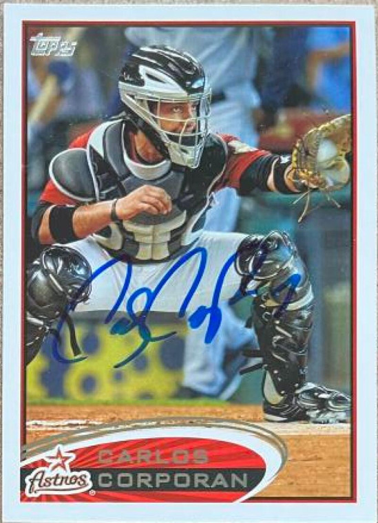 Carlos Corporan Autographed 2012 Topps #266