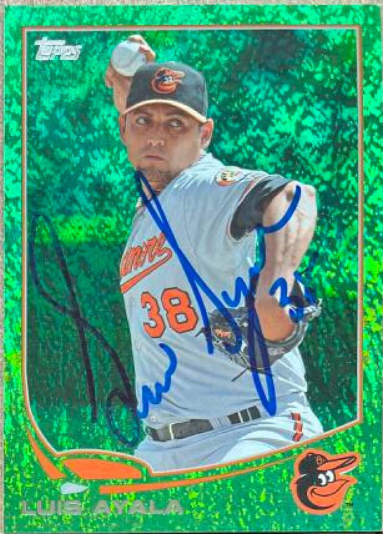 Luis Ayala Autographed 2013 Topps - Emerald Foil #276
