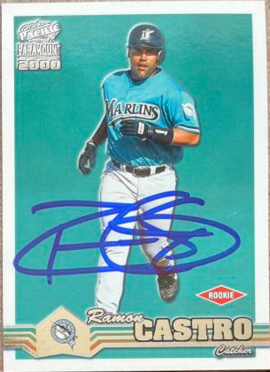 Ramon Castro Autographed 2000 Pacific Paramount #94