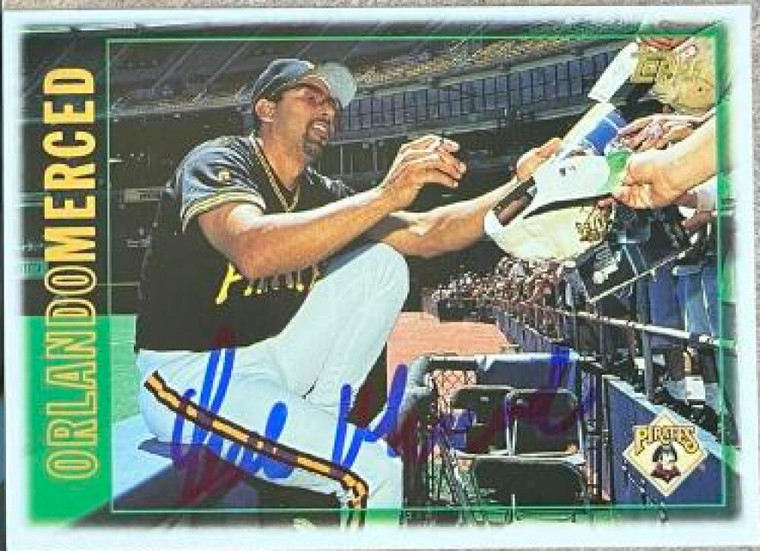 Orlando Merced Autographed 1997 Topps #278