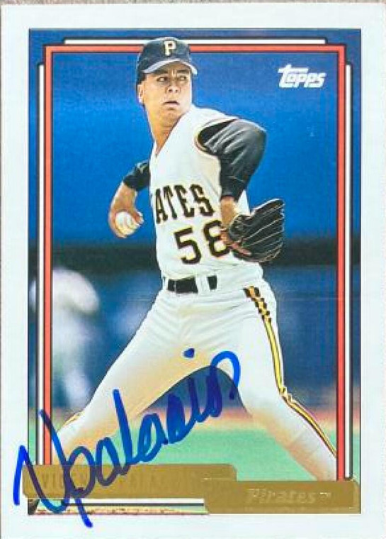 Vicente Palacios Autographed 1992 Topps Gold #582