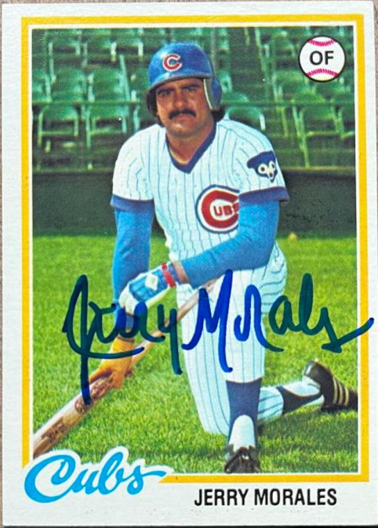 Jerry Morales Autographed 1978 Topps #175