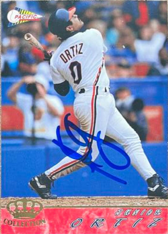 Junior Ortiz Autographed 1994 Pacific Crown Collection #181