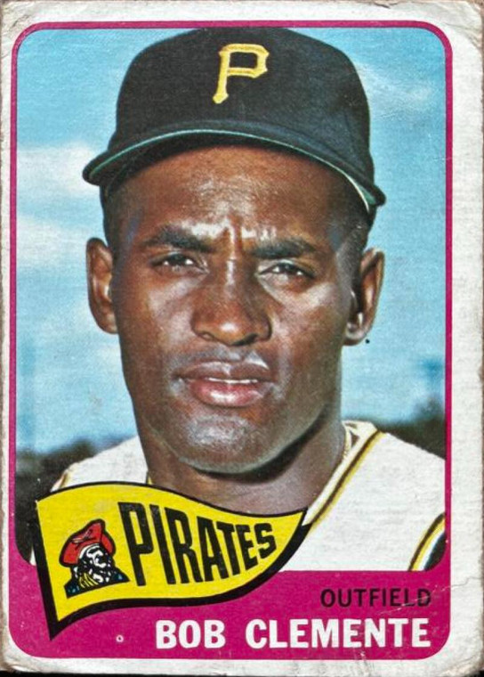 1965 Topps #160 Roberto Clemente UER GOOD  Pittsburgh Pirates 