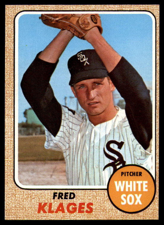 1968 Topps #229 Fred Klages VG Chicago White Sox 
