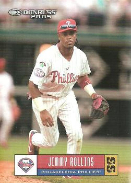 2005 Donruss #296 Jimmy Rollins VG Philadelphia Phillies 