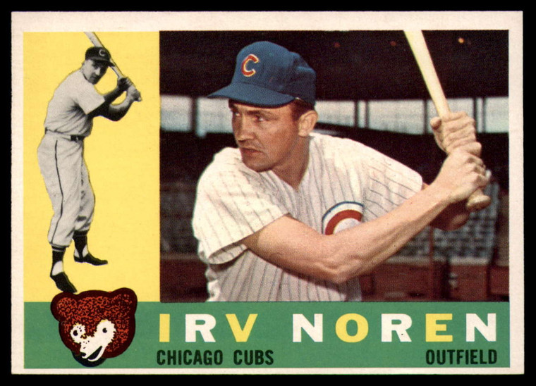 1960 Topps #433 Irv Noren GOOD Chicago Cubs 