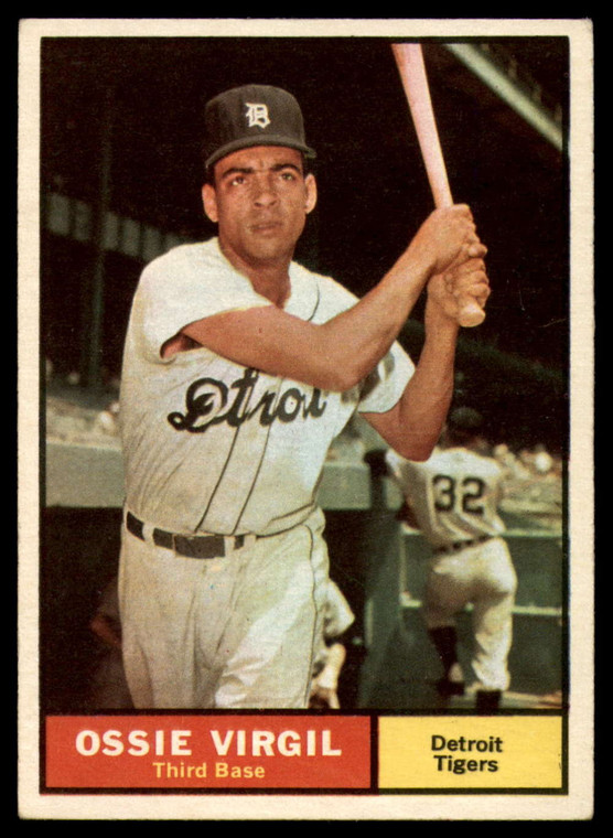 1961 Topps #67 Ozzie Virgil Sr. VG Detroit Tigers 