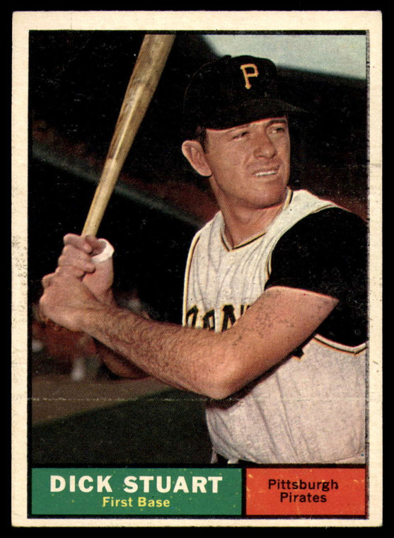 1961 Topps #126 Dick Stuart VG Pittsburgh Pirates 