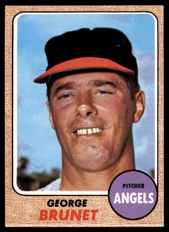 1968 Topps #347 George Brunet VG California Angels 