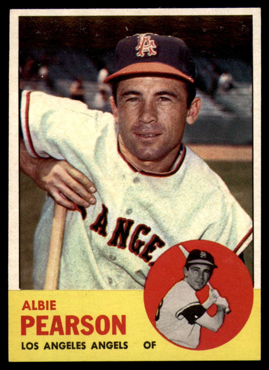1963 Topps #182 Albie Pearson VG Los Angeles Angels 