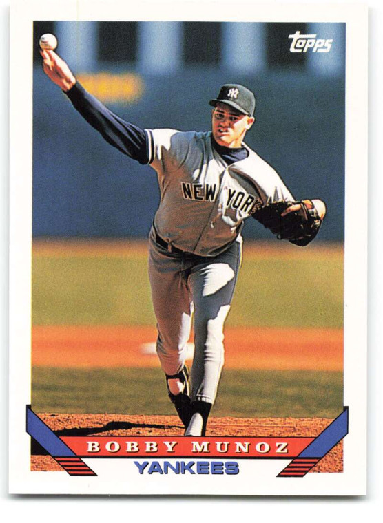 1993 Topps Traded #13T Bobby Munoz NM-MT New York Yankees 
