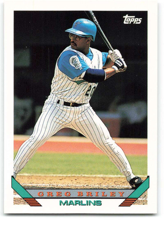 1993 Topps Traded #35T Greg Briley NM-MT Florida Marlins 