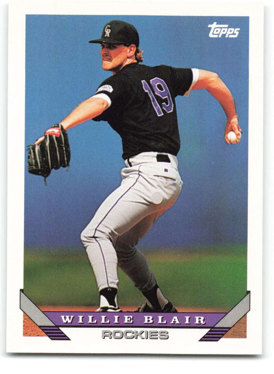1993 Topps Traded #96T Willie Blair NM-MT Colorado Rockies 