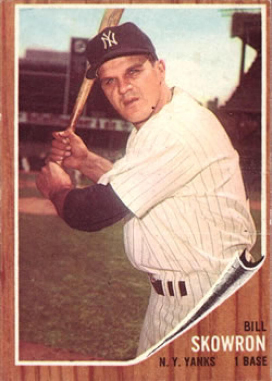 1962 Topps #110 Bill Skowron UER VG New York Yankees 