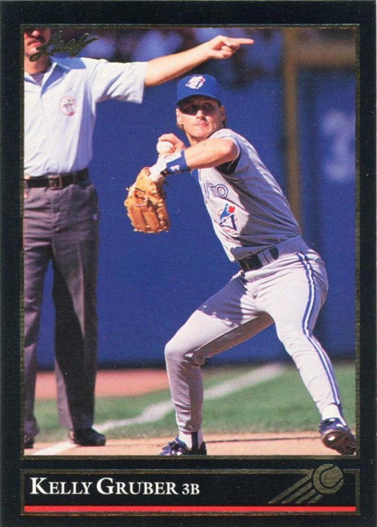 1992 Leaf Black Gold #27 Kelly Gruber NM-MT  Toronto Blue Jays 