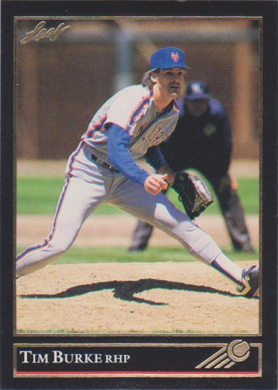 1992 Leaf Black Gold #44 Tim Burke NM-MT  New York Mets 