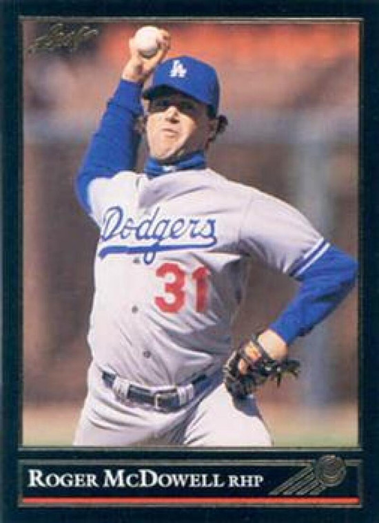 1992 Leaf Black Gold #58 Roger McDowell NM-MT  Los Angeles Dodgers 