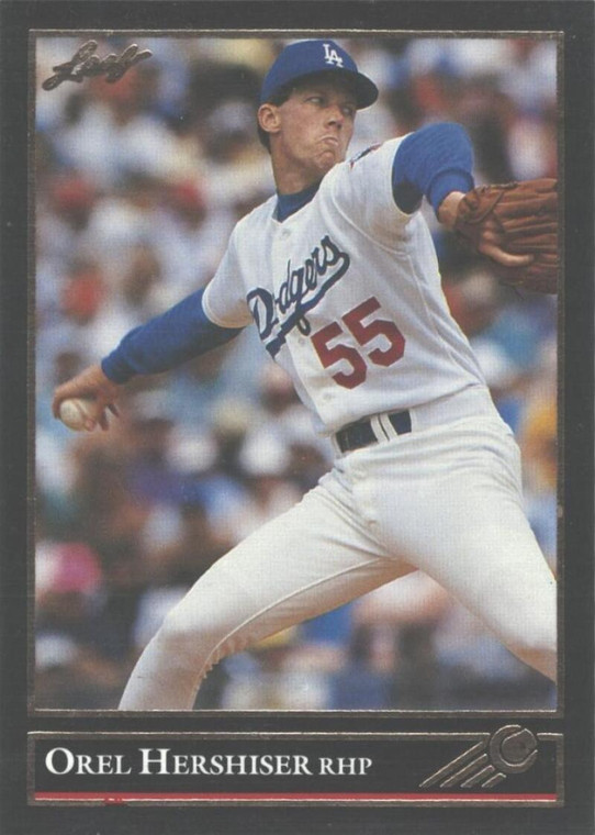 1992 Leaf Black Gold #81 Orel Hershiser NM-MT  Los Angeles Dodgers 