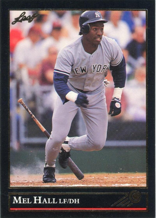 1992 Leaf Black Gold #88 Mel Hall NM-MT  New York Yankees 
