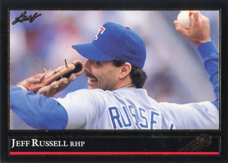 1992 Leaf Black Gold #90 Jeff Russell NM-MT  Texas Rangers 