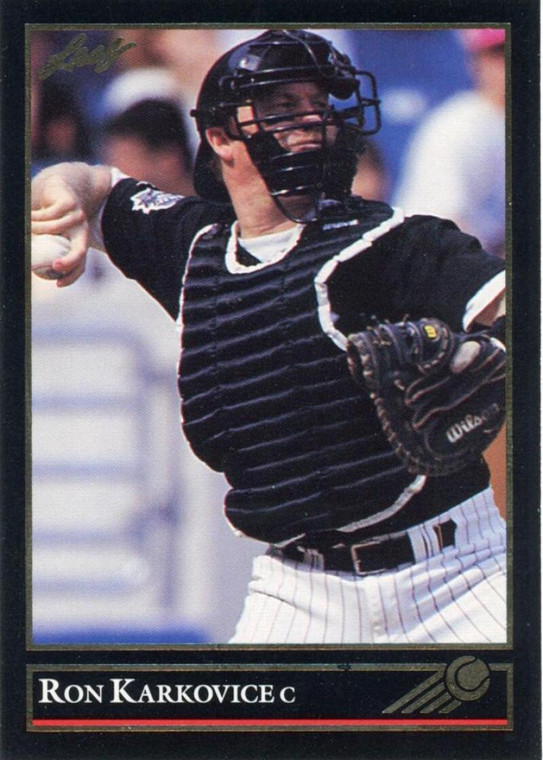 1992 Leaf Black Gold #105 Ron Karkovice NM-MT  Chicago White Sox 