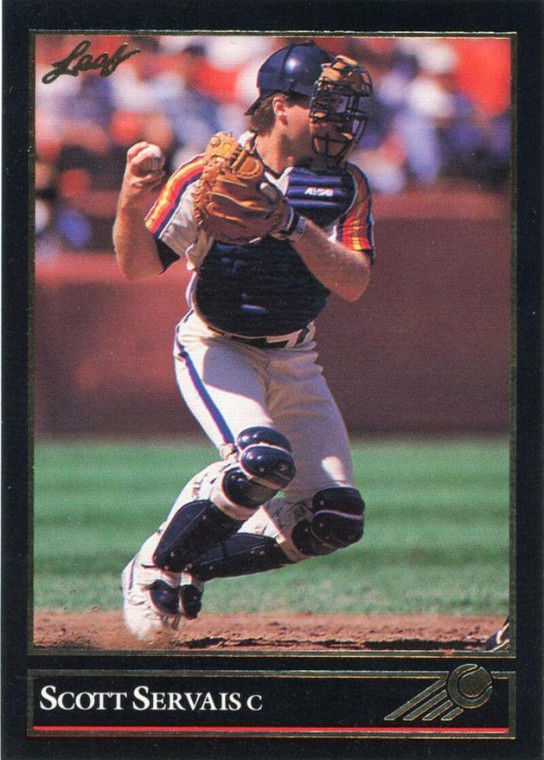 1992 Leaf Black Gold #121 Scott Servais NM-MT  Houston Astros 
