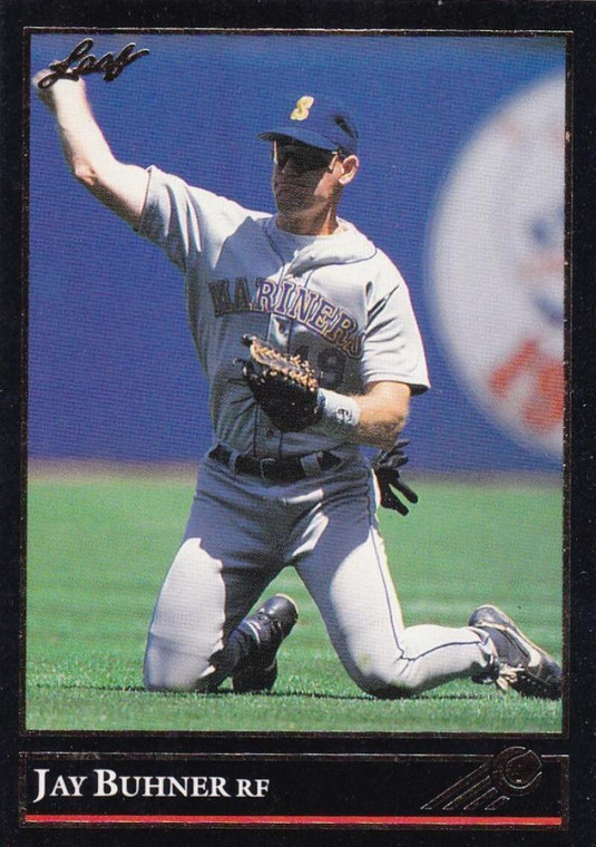 1992 Leaf Black Gold #128 Jay Buhner NM-MT  Seattle Mariners 