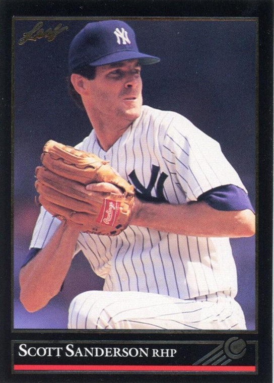 1992 Leaf Black Gold #152 Scott Sanderson NM-MT  New York Yankees 