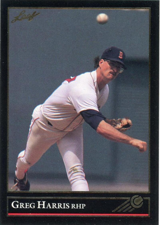 1992 Leaf Black Gold #154 Greg Harris NM-MT  Boston Red Sox 