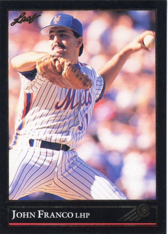 1992 Leaf Black Gold #174 John Franco NM-MT  New York Mets 