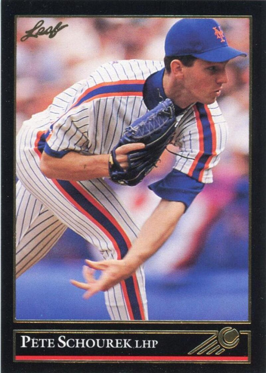 1992 Leaf Black Gold #176 Pete Schourek NM-MT  New York Mets 