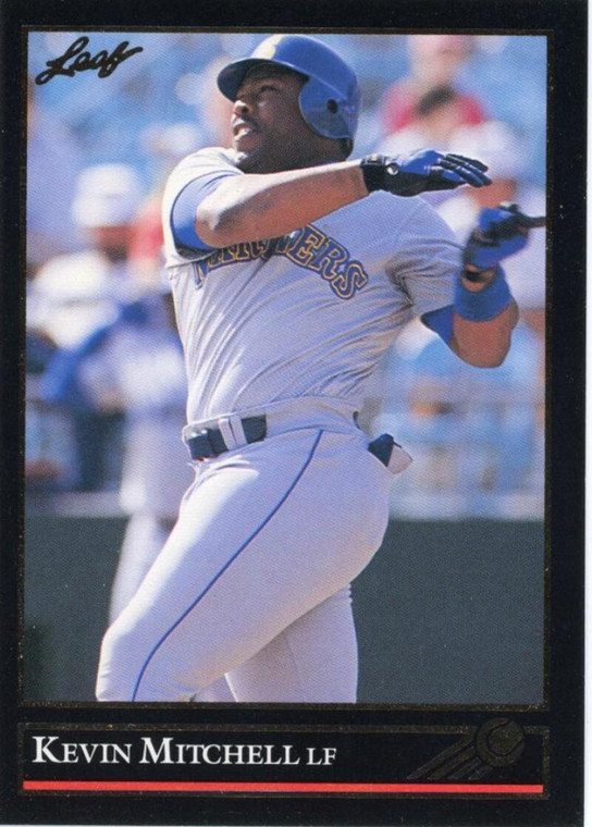 1992 Leaf Black Gold #185 Kevin Mitchell NM-MT  Seattle Mariners 